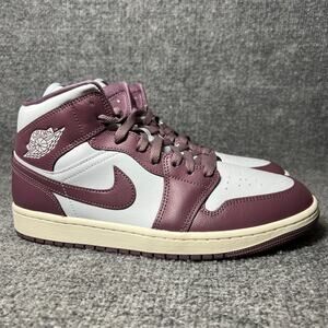 Women's Nike Air Jordan 1 Mid Sky J Mauve Purple White Platinum BQ6472-050 sz 11